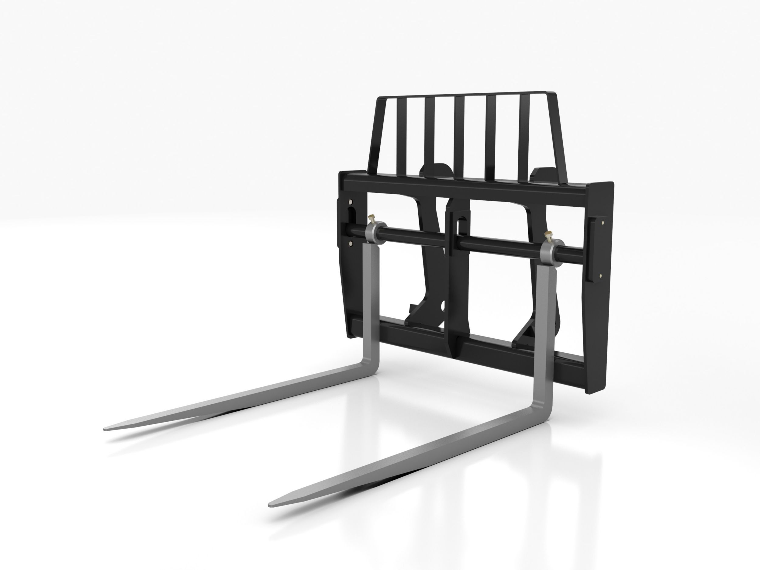 Skid steer pallet forks